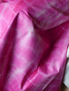 Bhagalpuri Silk Cotton Suit Set With Shibori Dye Design-Orange & Pink