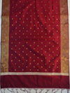 Banarasee Art Silk Buti Design Dupatta-Maroon