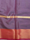 Banarasee Handwoven Broad Border Tissue Saree-Green