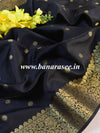 Banarasee Art Silk Buti Design Dupatta-Black