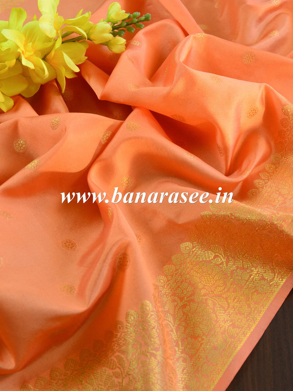 Banarasee Art Silk Buti Design Dupatta-Peach