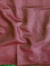 Bhagalpur Cotton Silk Jaal Ghichha Work Saree-Brown