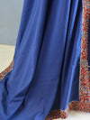 Pure Mul Cotton Lehenga Blouse & Dupatta Set-Blue