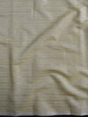 Banarasee Cotton Silk Stripes Salwar Kameez Fabric With Organza Embroidered Dupatta-Yellow