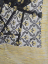 Banarasee Handloom Net Saree With Ghichha Work-Black