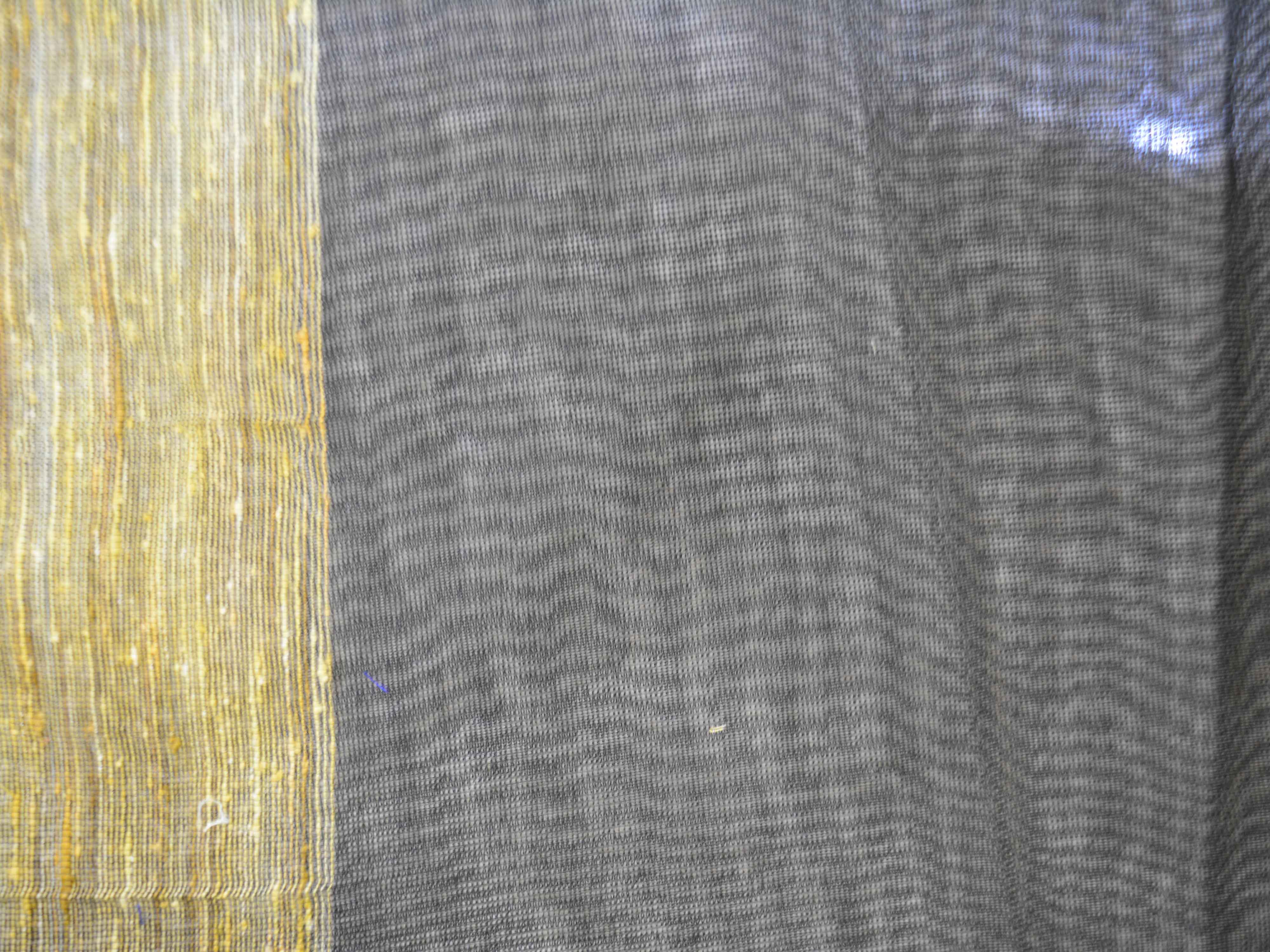 Banarasee Handloom Net Saree With Ghichha Work-Black