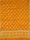 Banarasee Handloom Pure Chiffon Silk Salwar Kameez Set-Yellow & Pink