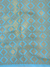 Banarasee Art Silk  Salwar Kameez Fabric With Dupatta-Sky Blue