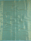 Banarasee Art Silk  Salwar Kameez Fabric With Dupatta-Sea Green