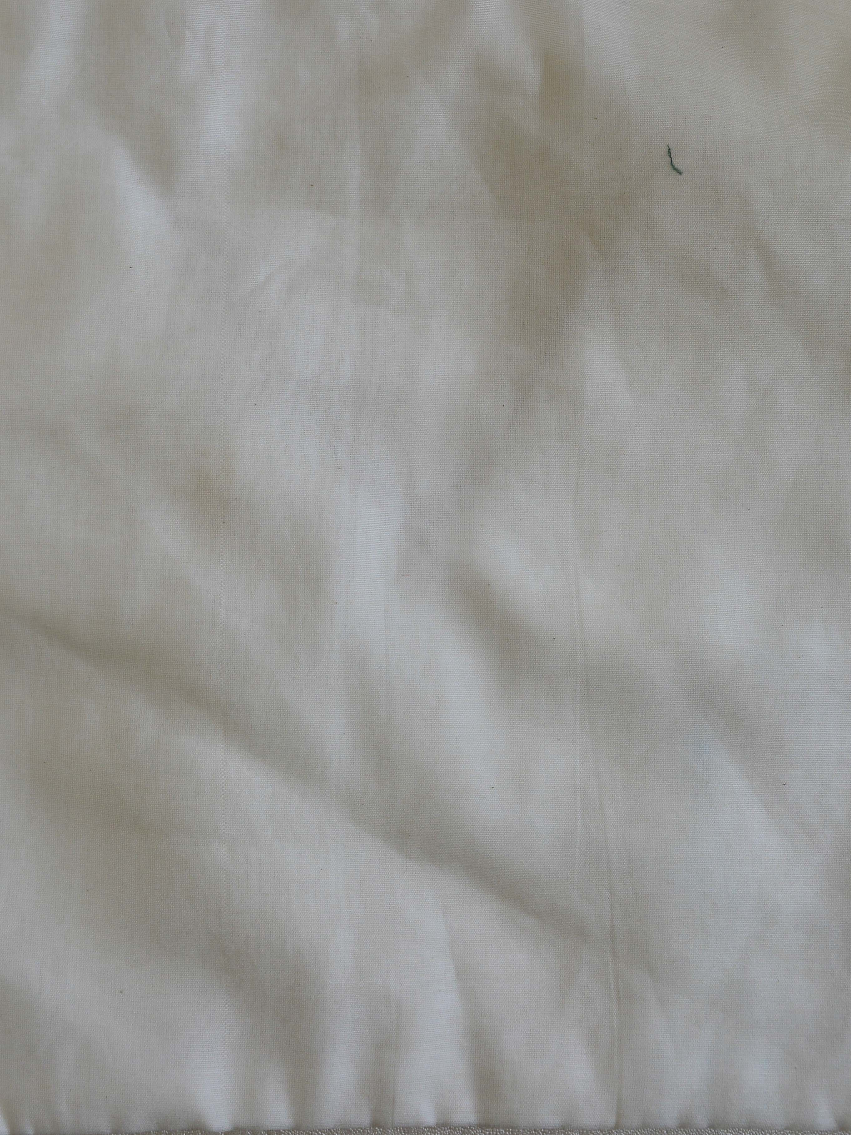 Banarasee Handwoven Pure Cotton Silk Saree With Zari Stripes & Border-Ivory White