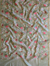 Banarasee Handloom Chanderi Cotton Digital Print Salwar Kameez-Olive Green