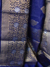Banarasee Organza Mix Saree With Sona Rupa Zari Buta Design Saree-Blue