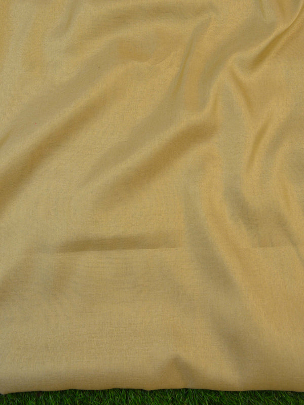 Banarasee Tissue Salwar Kameez Fabric With Contrast Bandhej Dupatta-Gold & Red