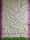 Handloom Khadi Cotton Salwar Kameez Dupatta Set-Plum & Beige