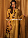 Banarasee Modal Kurta Pants With Viscose Dupatta Suit Set-Yellow