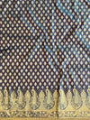 Banarasee Salwar Kameez Cotton Silk Resham & Zari Buti Woven Fabric-Blue