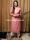 Banarasee Cotton Flex Printed Kurta-Pink