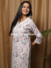 Banarasee Cotton Flex Printed Kurta-White