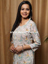 Banarasee Cotton Flex Printed Kurta-Grey