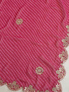 Banarasee Salwar Kameez Brocade Kameez With Gotapatti Leheriya Dupatta-Green & Pink