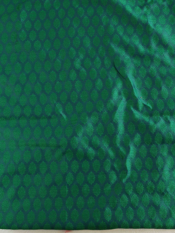 Banarasee Salwar Kameez Brocade Kameez With Gotapatti Leheriya Dupatta-Green & Pink