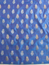 Banarasee Cotton Silk Salwar Kameez Fabric & Dupatta-Pink & Blue