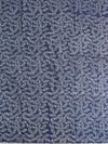 Handloom Mul Cotton Block Print Suit Set-Red & Blue