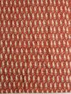 Handloom Mul Cotton Block Print Suit Set-Maroon