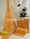 Handloom Mul Cotton Block Print Suit Set-Peach