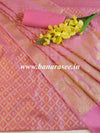 Banarasee Cotton Silk Zari Woven Salwar Kameez Dupatta Set-Pink