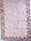 Banarasee Handwoven Organza Silk Resham Floral Embroidery Saree-Pink