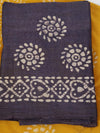 Pure Handloom Khadi Cotton Hand-Dyed Batik Pattern Salwar Kameez Dupatta Set-Yellow