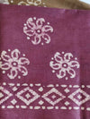 Pure Handloom Khadi Cotton Hand-Dyed Batik Pattern Salwar Kameez Dupatta Set-Henna Green