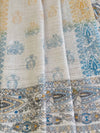 Pure Handloom Khadi Cotton Madhubani Print Salwar Kameez Dupatta Set-Beige