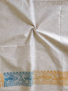 Pure Handloom Khadi Cotton Madhubani Print Salwar Kameez Dupatta Set-Beige