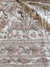 Pure Handloom Khadi Cotton Madhubani Print Salwar Kameez Dupatta Set-Beige