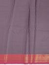 Banarasee Kora Muslin Saree With Resham Jaal Design-Grey