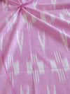 Handloom Khadi Cotton Salwar Kameez Dupatta Ikkat Woven Set-Pink