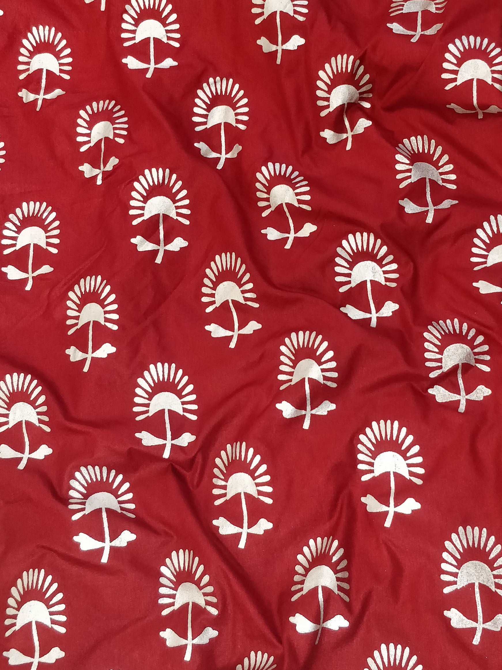 Banarasee Handloom Pure Linen By Tissue Saree With Maroon Silk Blouse-Silver