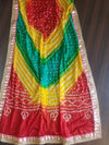 Banarasee Salwar Kameez Glossy Semi Silk Fabric With Gotapatti Dupatta-Maroon