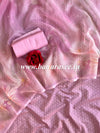 Banarasee Chanderi Cotton Resham Buti Salwar Kameez Fabric With Digital Print Kota Dupatta-Pink