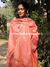 Banarasee Cotton Silk Zari Woven Salwar Kameez Dupatta Set-Peach