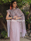 Banarasee Embroidered Chanderi Salwar Kameez With Digital Print Dupatta-Rose Pink