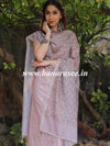 Banarasee Embroidered Chanderi Salwar Kameez With Digital Print Dupatta-Rose Pink