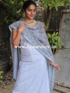 Banarasee Embroidered Chanderi Salwar Kameez With Digital Print Dupatta-Grey