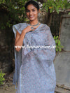 Banarasee Embroidered Chanderi Salwar Kameez With Digital Print Dupatta-Grey