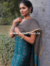 Banarasee Ghichha Embroidery Cotton Silk Salwar Kameez Fabric-Rama Green