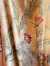 Banarasee Hand-Brush Painted Khadi Cotton Salwar Kameez Fabric Dupatta-Beige