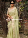 Banarasee Tissue Saree-Green