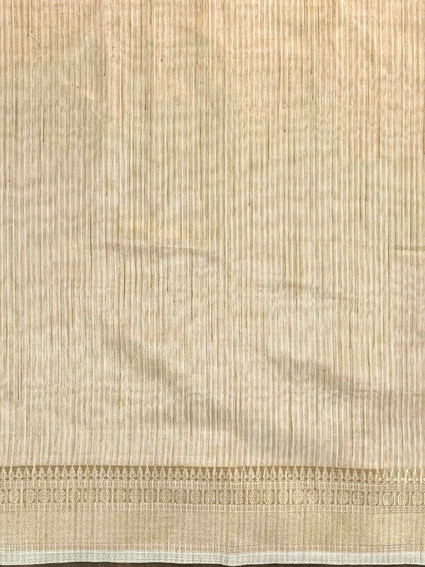 Banarasee Tissue Saree-Green